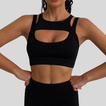 Sophie Sports Bra | Black