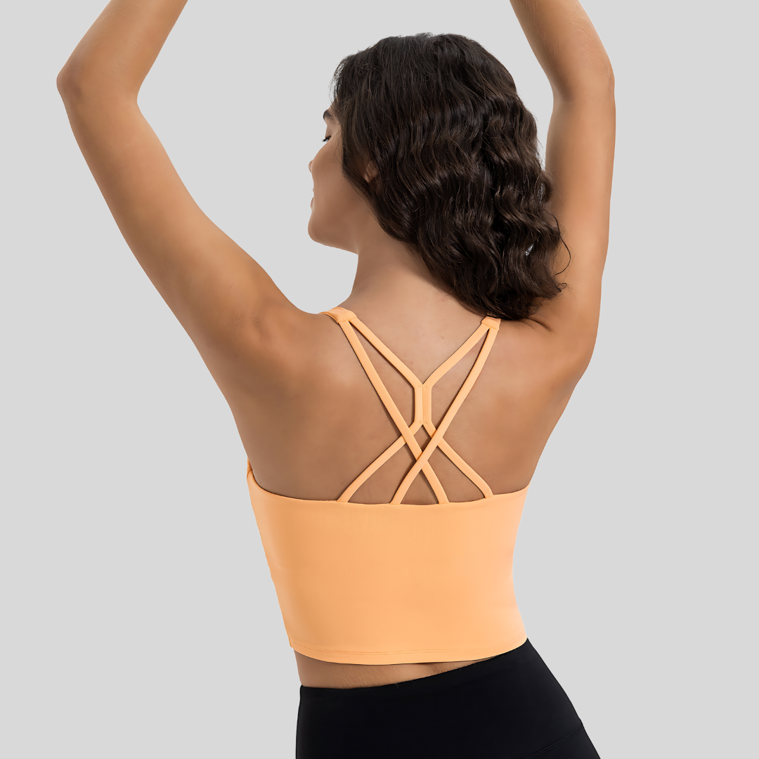 Riya Sport Bra | Orange