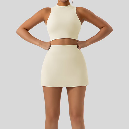 Mara Skirt Set | Ivory White