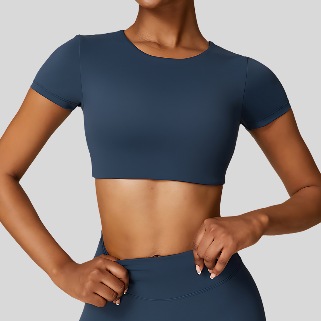 Tima Active Top | Navy Blue