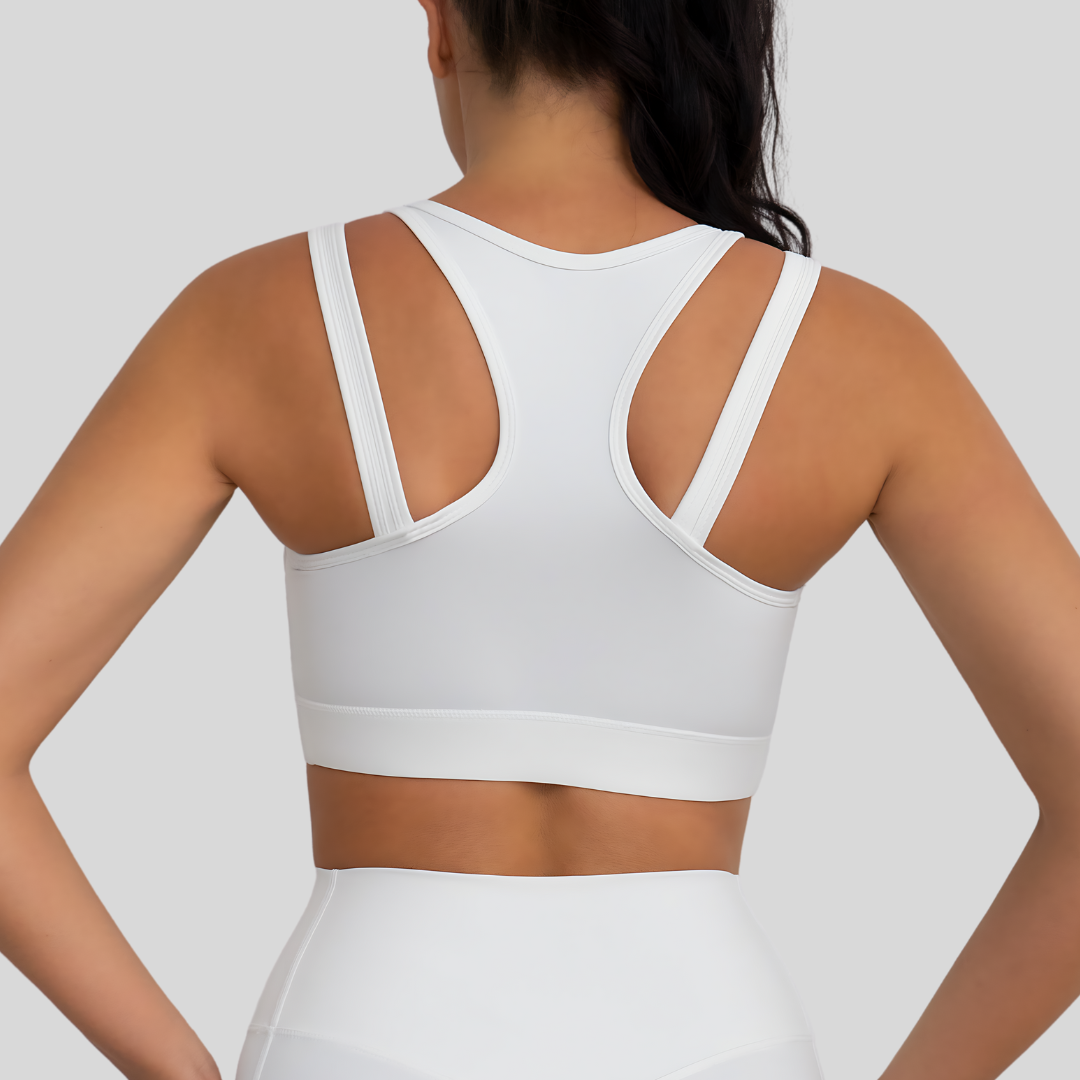 Sophie Sports Bra | White