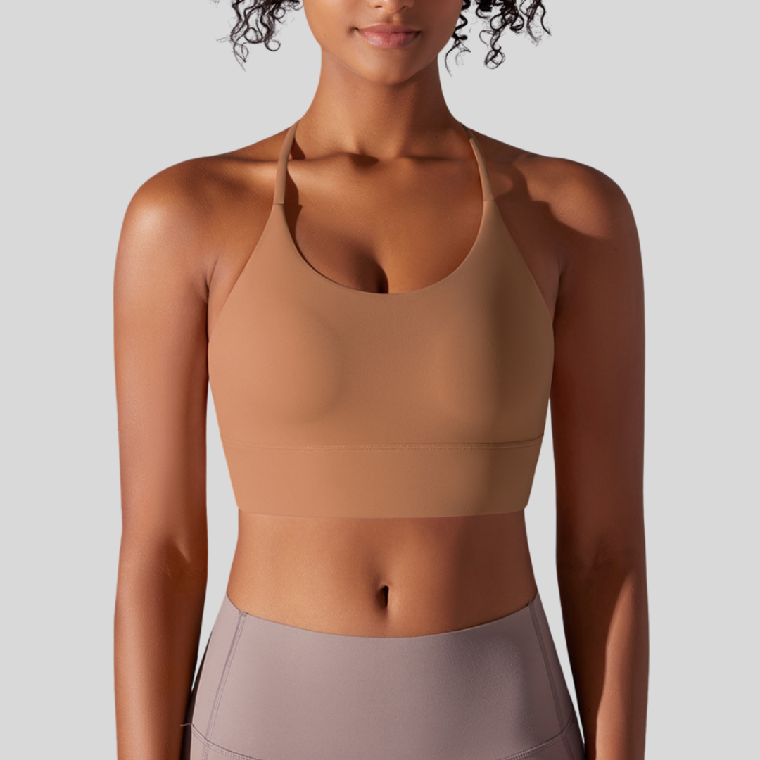 Olivia Sport Bra | Light Brown