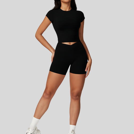 Anya Shorts Set | Black