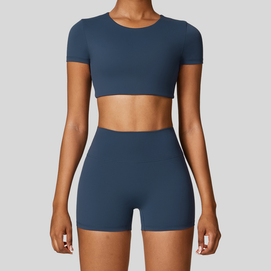 Tima Short Set | Navy Blue