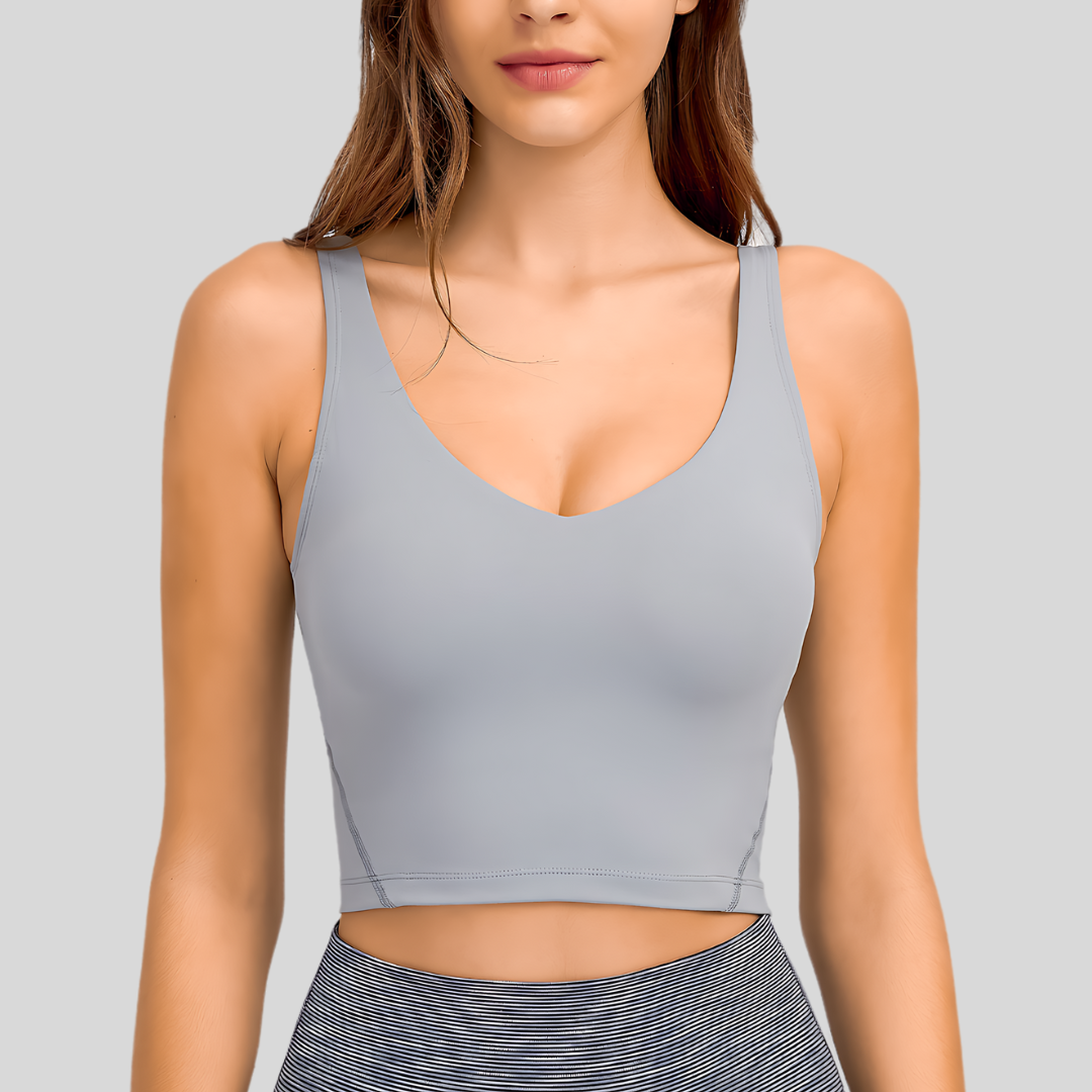 Sonia Active Top | Rhino Gray