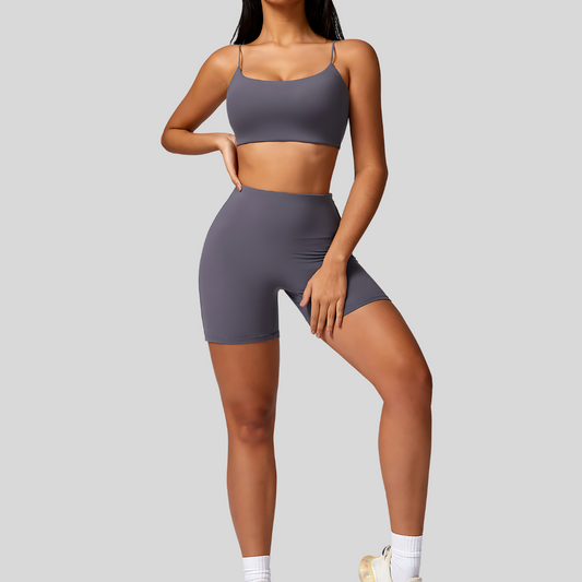 Mae Short Set | Gray