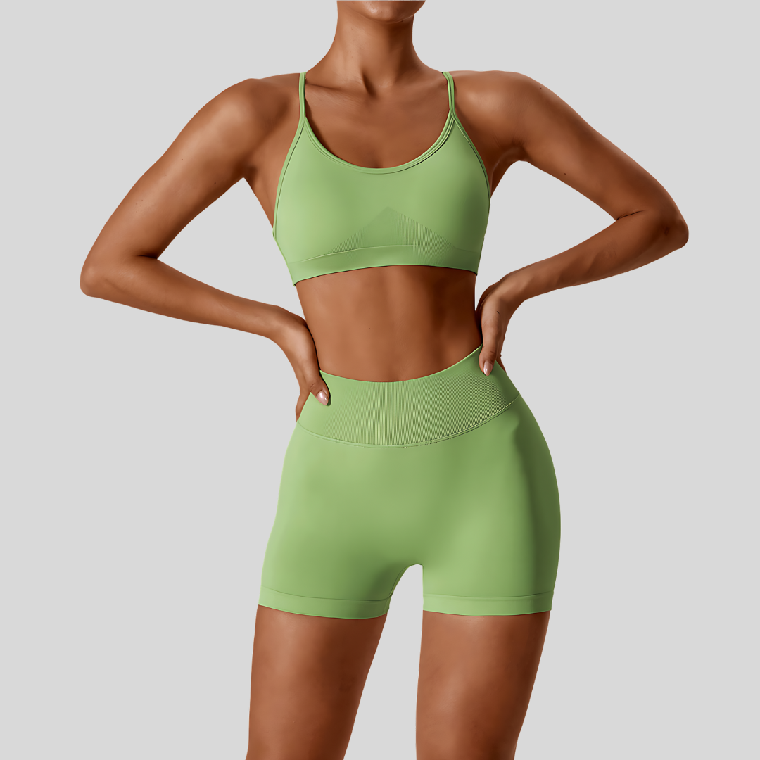 Valencia Short Set | Light Green