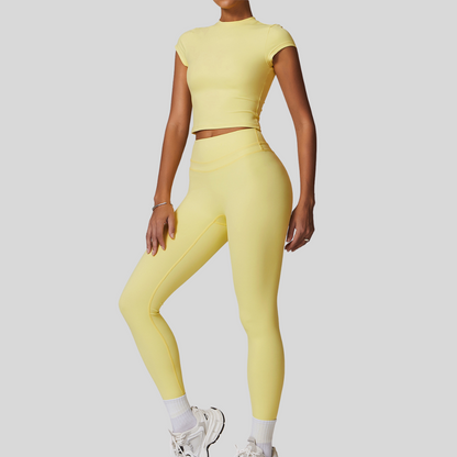 Aila Leggings Set | Light Yellow