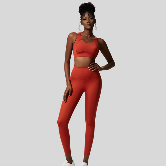 Charlie Leggings Set | Glaze Red