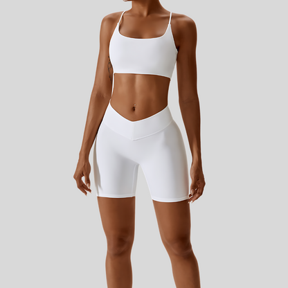 Phoebe Short Set | White