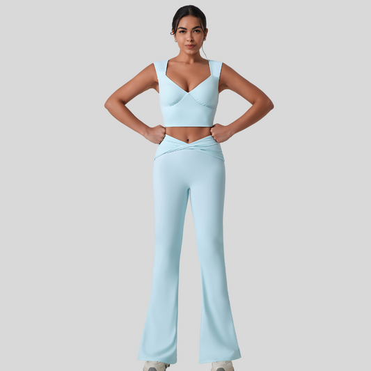 Rhea Leggings Set | Sky Blue