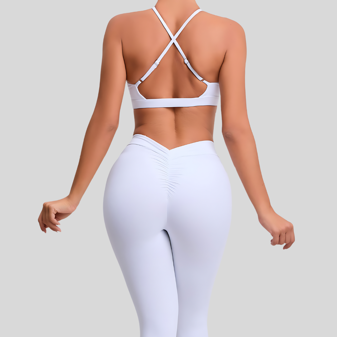 Rae Leggings Set | White