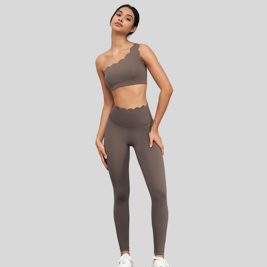 Echo Leggings Set | Khaki Brown