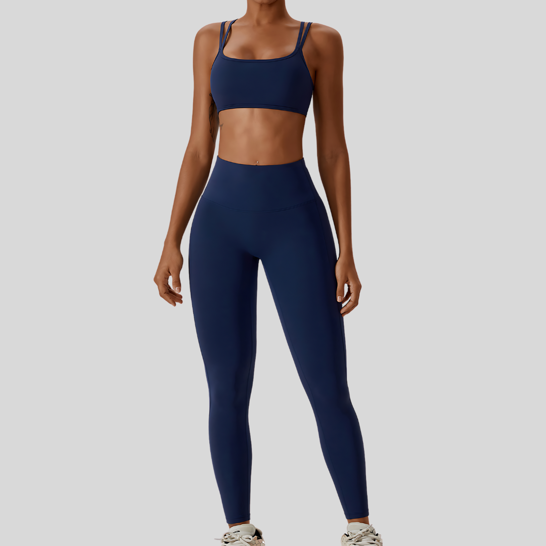 Zuri Leggings Set | Navy Blue