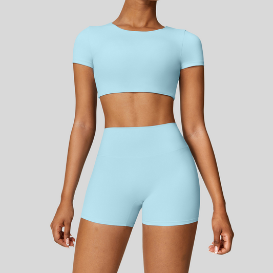 Tima Short Set | Light Blue