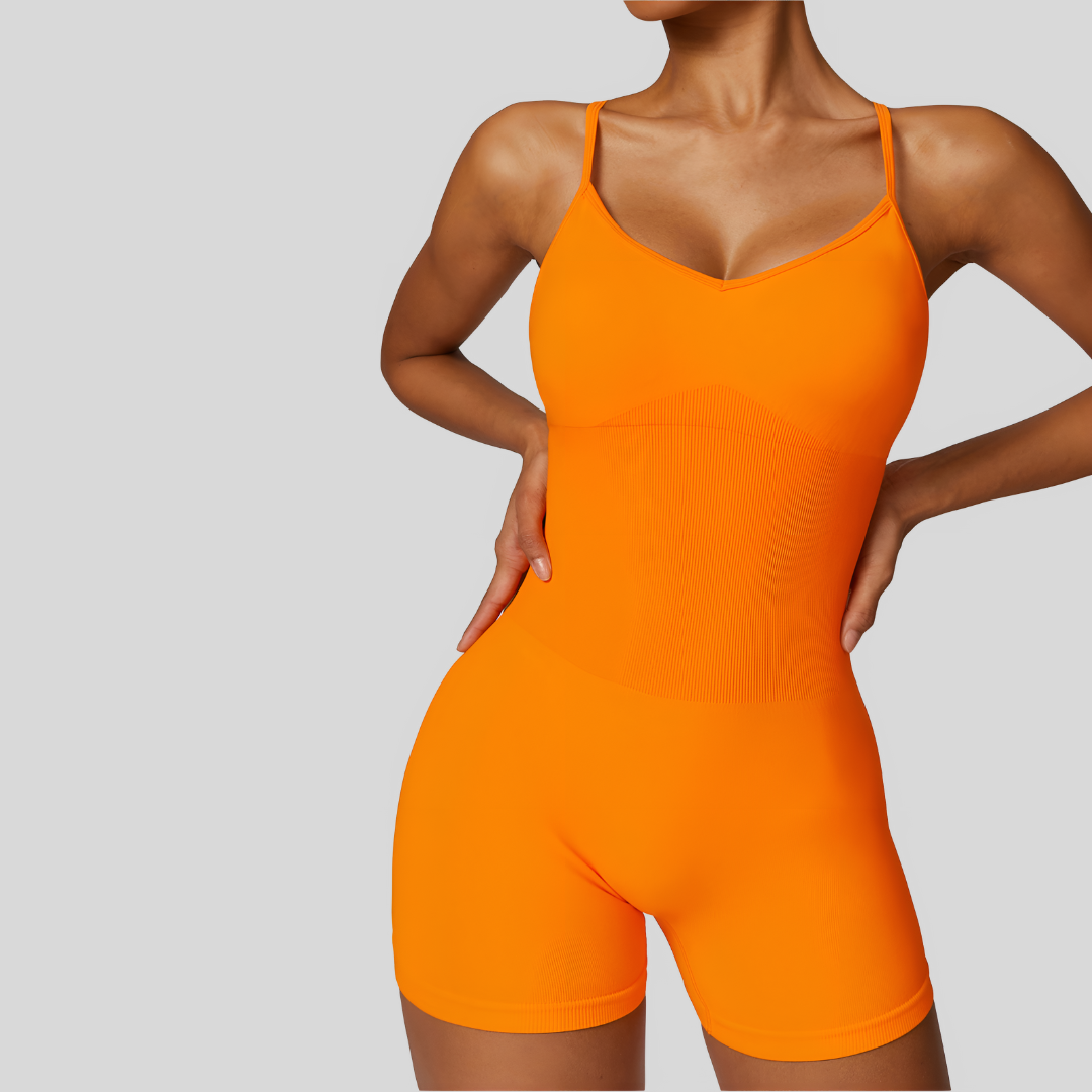 Aria Jumpsuit | Orange