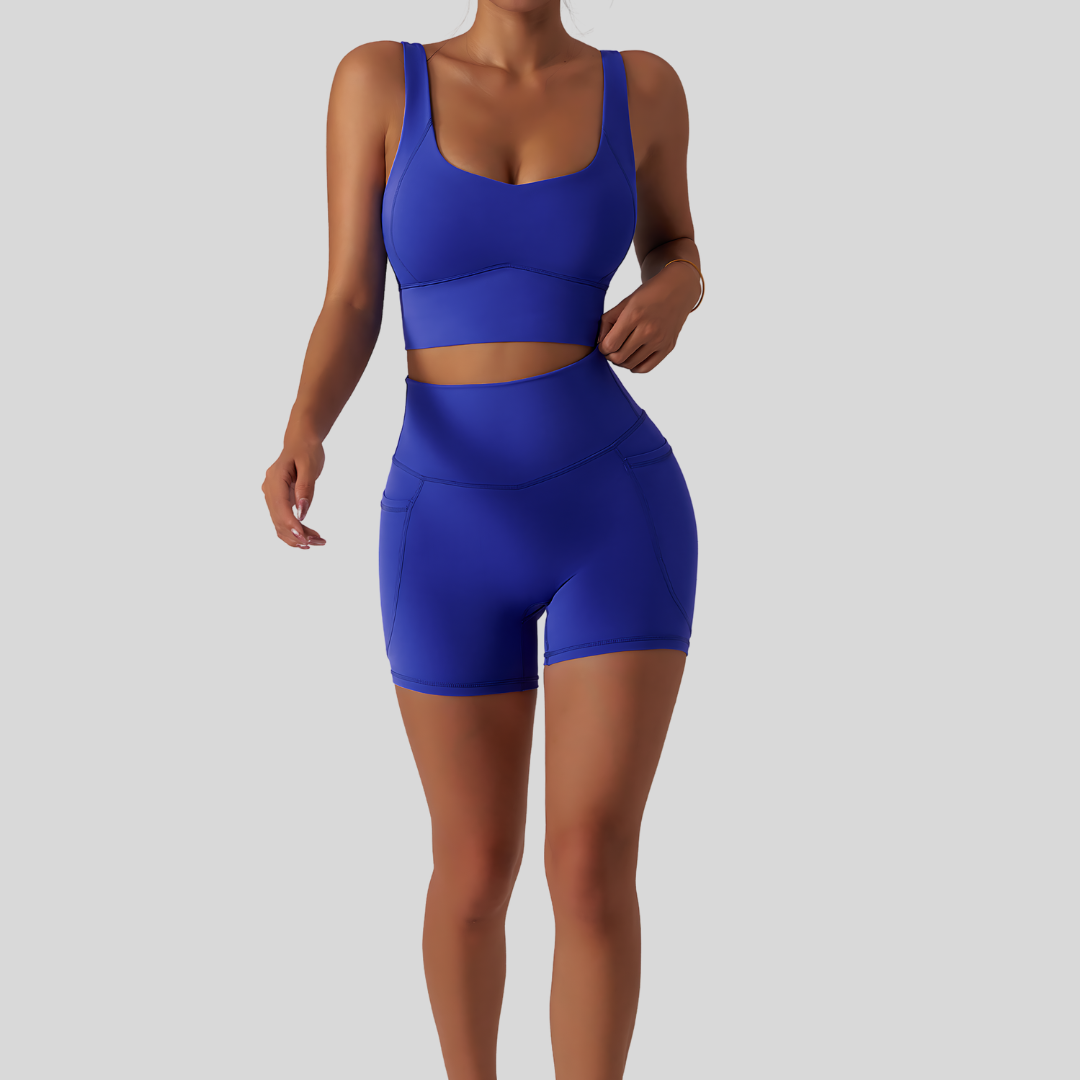 Monique Short Set | Blue