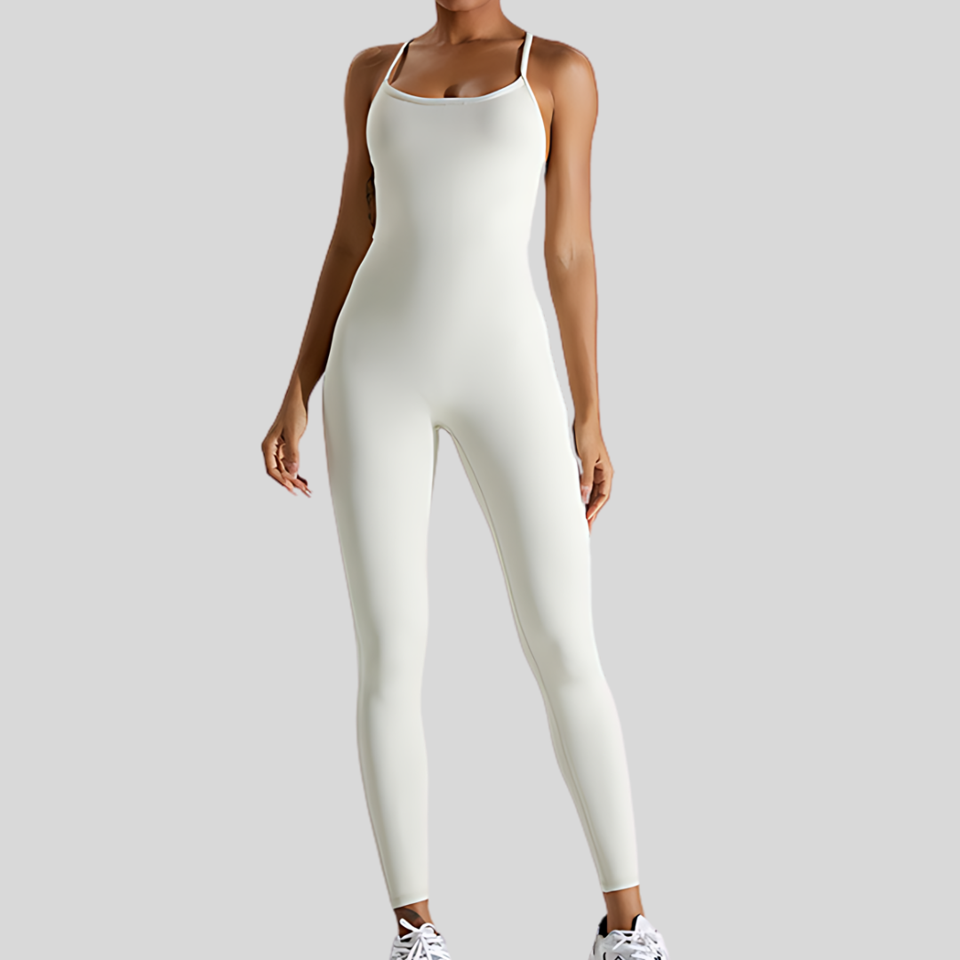 Evia Jumpsuit | White