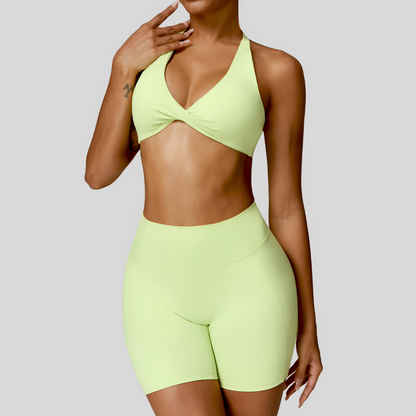 Francesca Short Set | Light Green