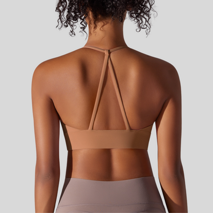 Olivia Sport Bra | Light Brown