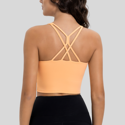 Riya Sport Bra | Orange