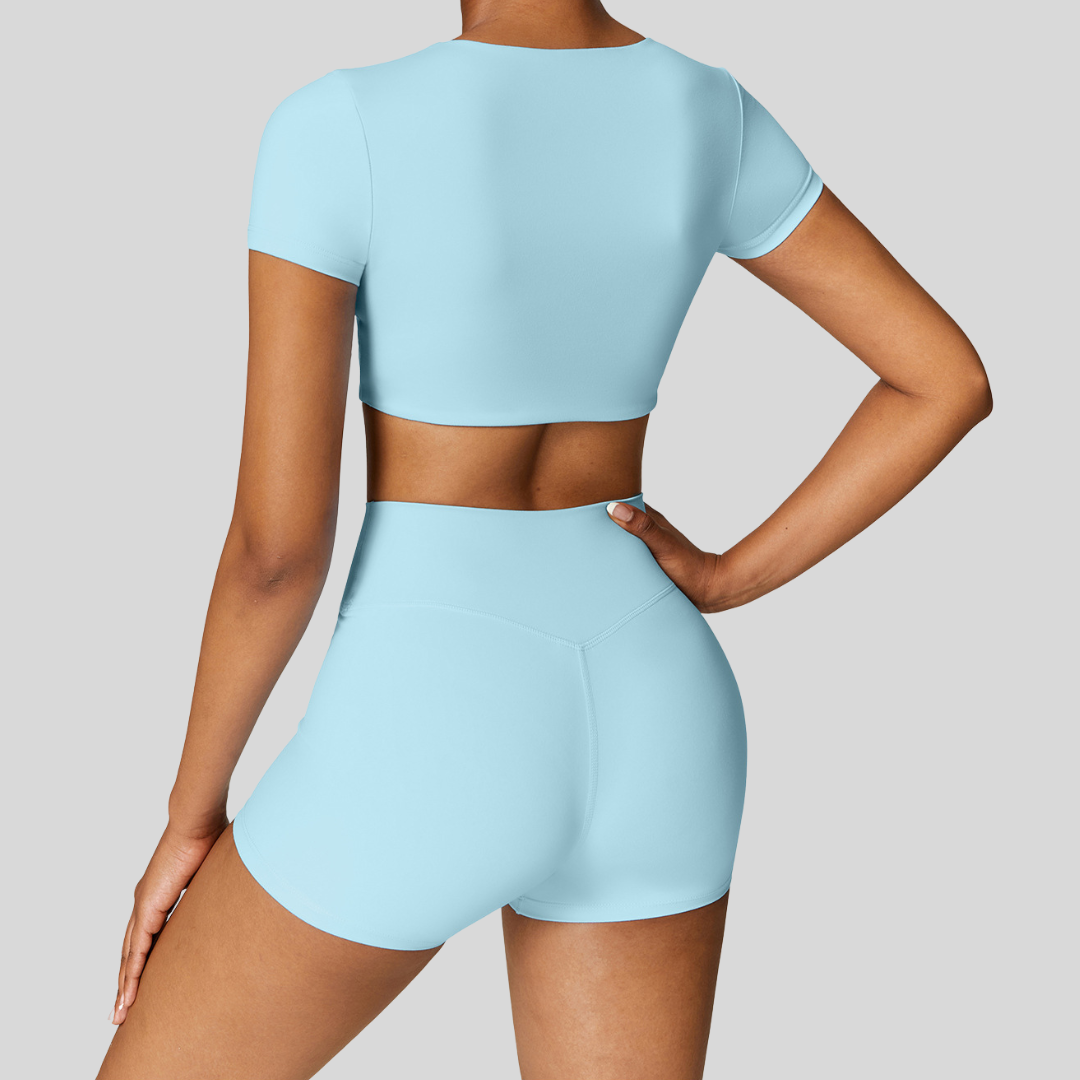 Tima Short Set | Light Blue