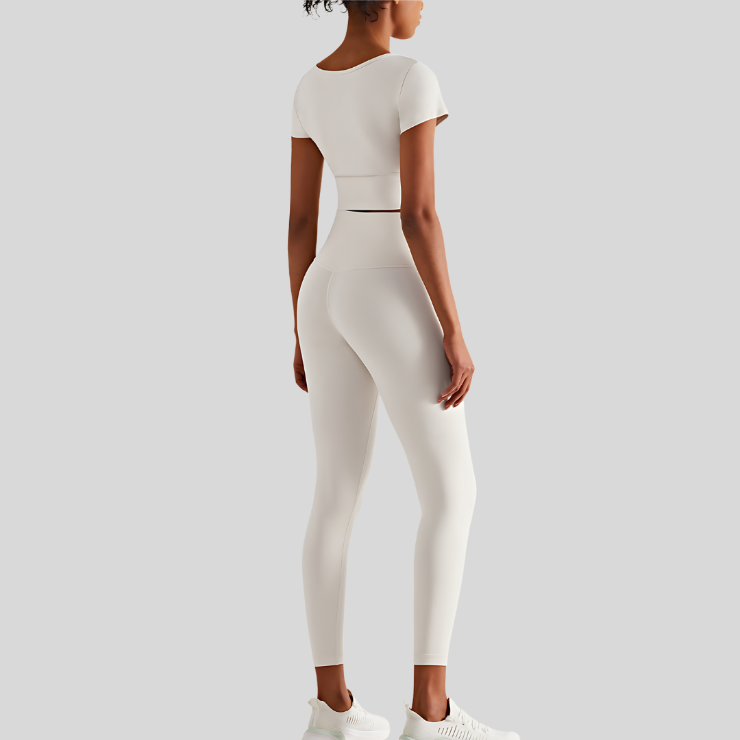 Petra Leggings Set | White