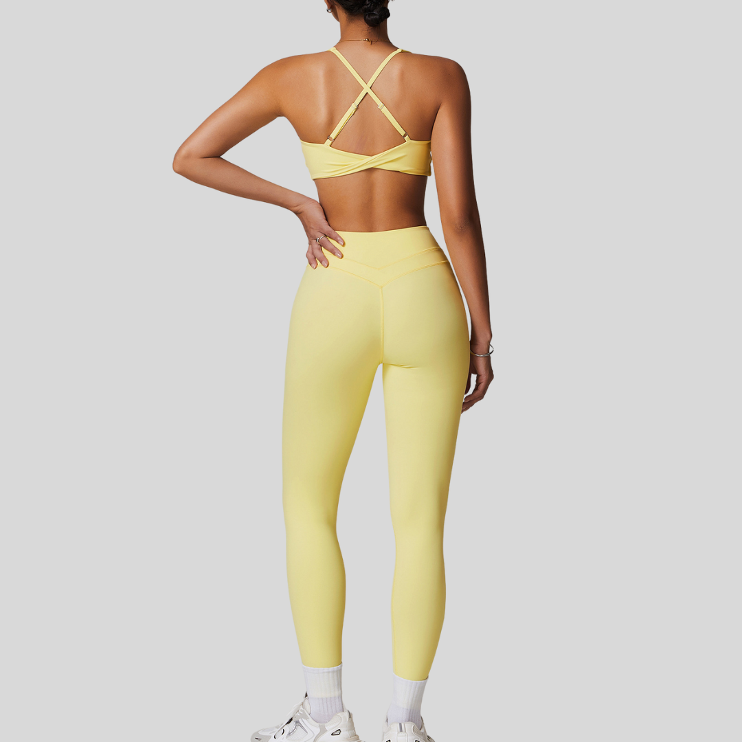 Vida Leggings Set | Light Yellow