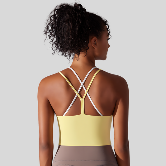 Staria Sports Bra | Yellow