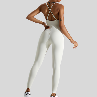 Evia Jumpsuit | White