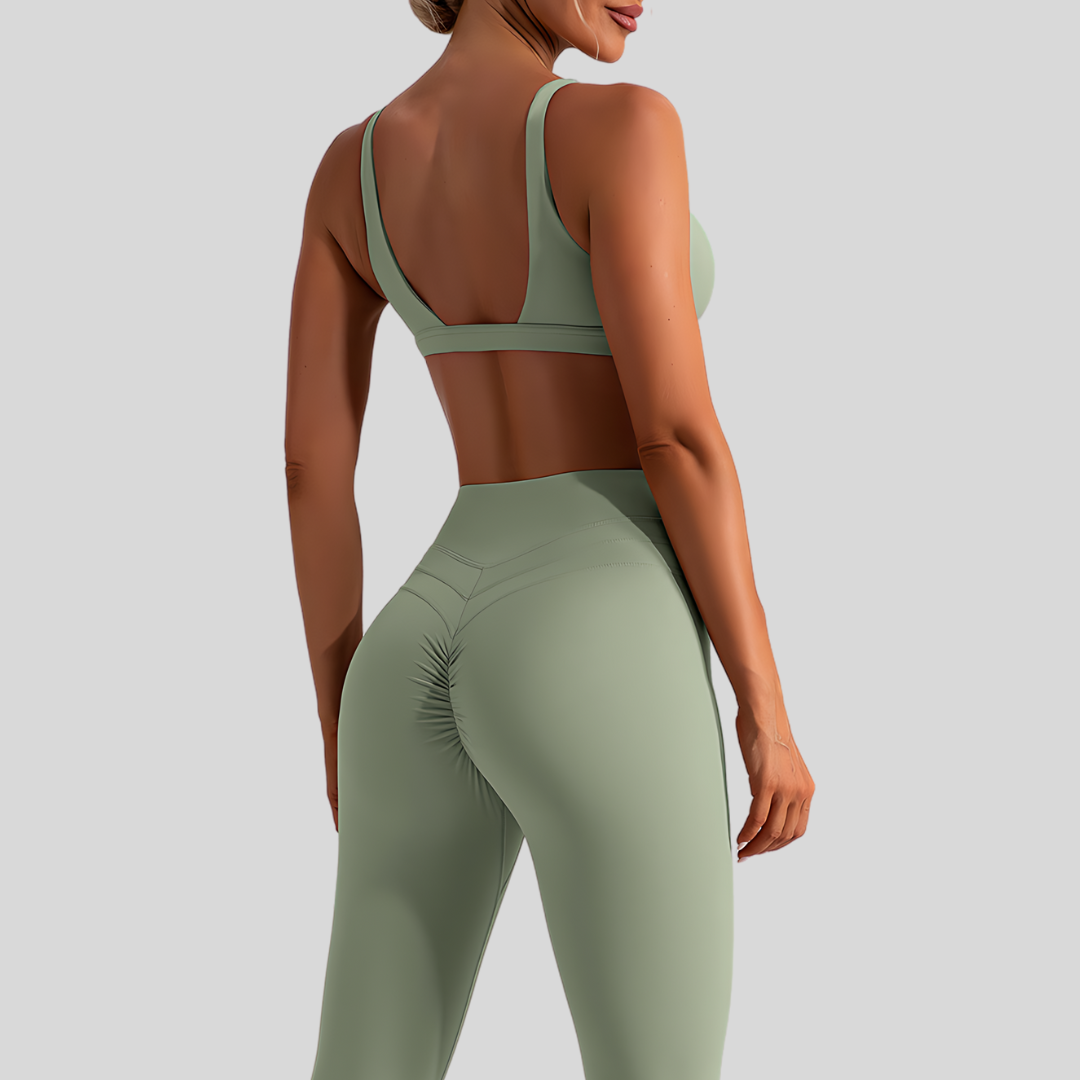 Tia Leggings Set | Green