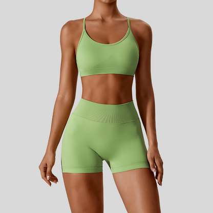 Valencia Short Set | Light Green