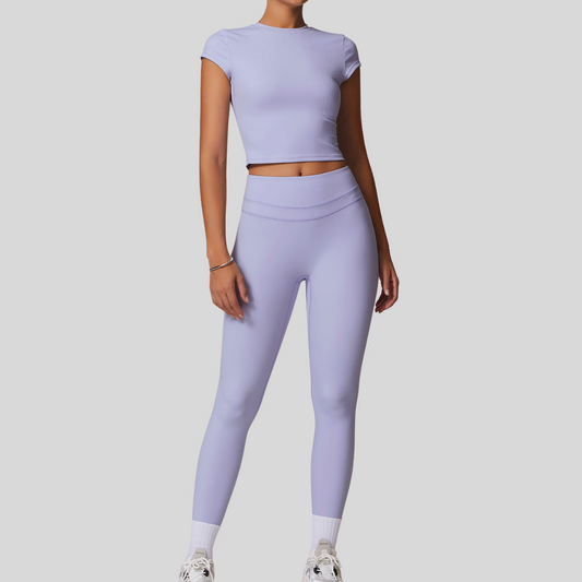 Aila Leggings Set | Light Purple