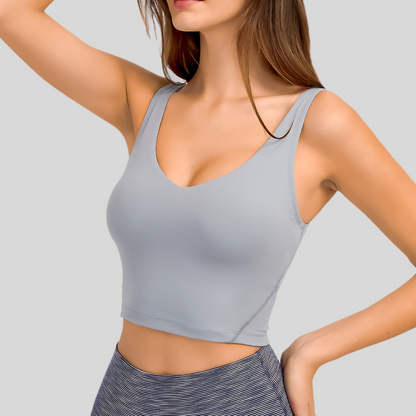 Sonia Active Top | Rhino Gray