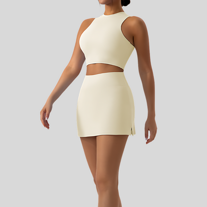 Mara Skirt Set | Ivory White