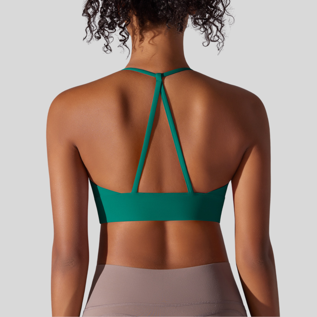 Olivia Sport Bra | Lake Green