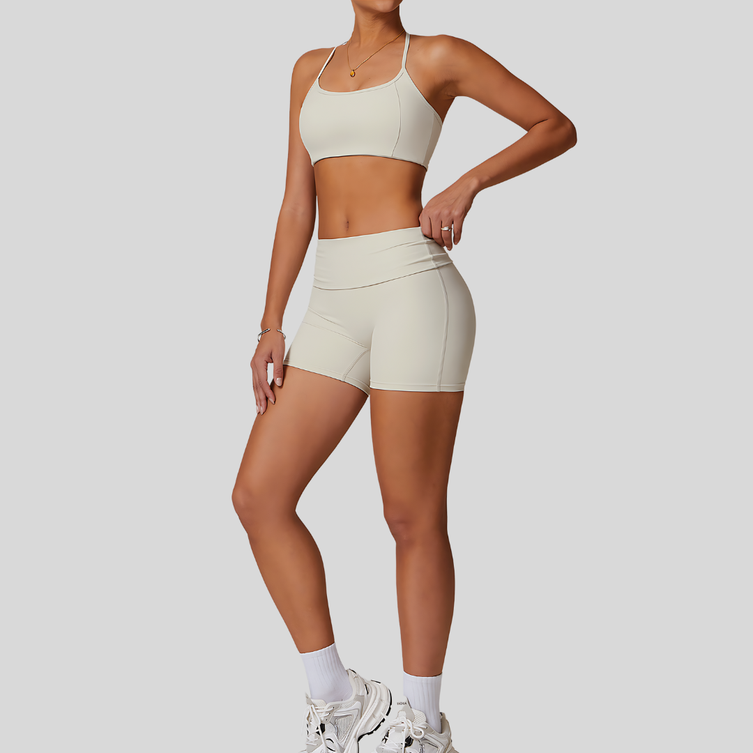 Amanda Shorts Set | Ivory