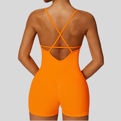 Aria Jumpsuit | Orange