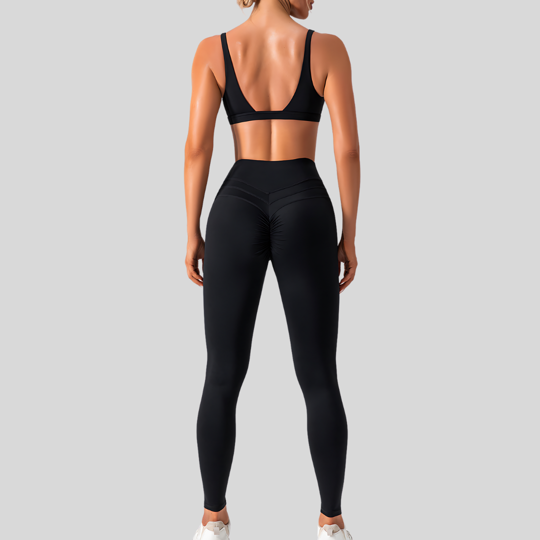 Tia Leggings Set | Black