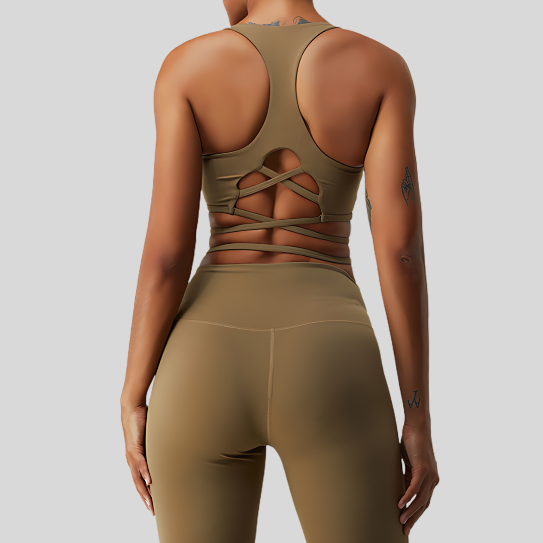 Isadora Leggings Set | Brown