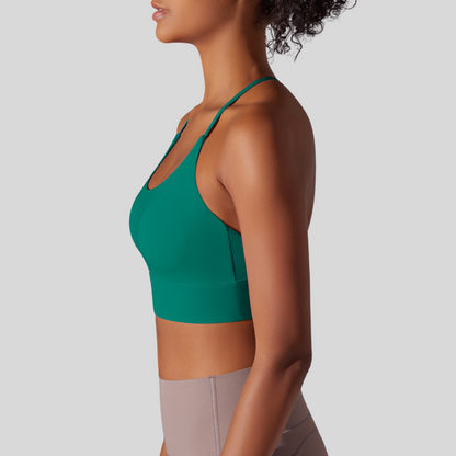 Olivia Sport Bra | Lake Green