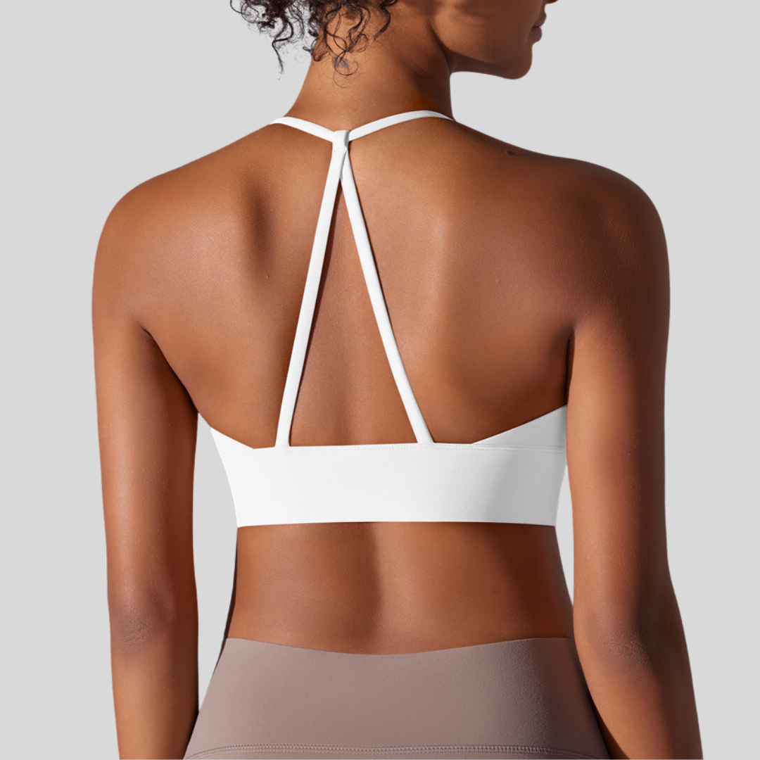 Olivia Sport Bra | White