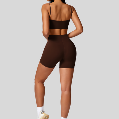 Mae Short Set | Brown