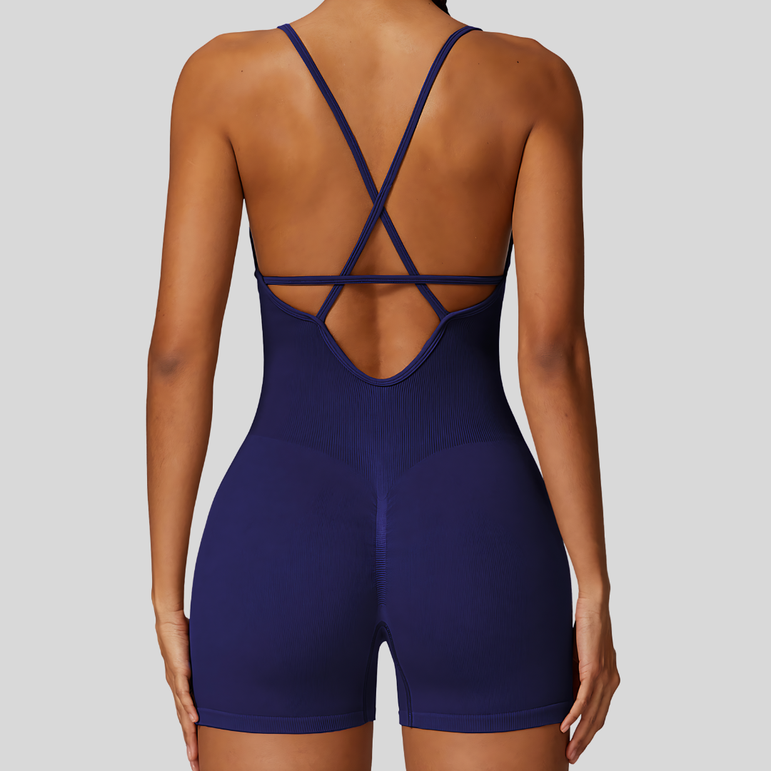 Aria Jumpsuit | Navy Blue