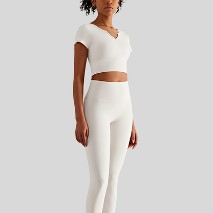 Petra Leggings Set | White