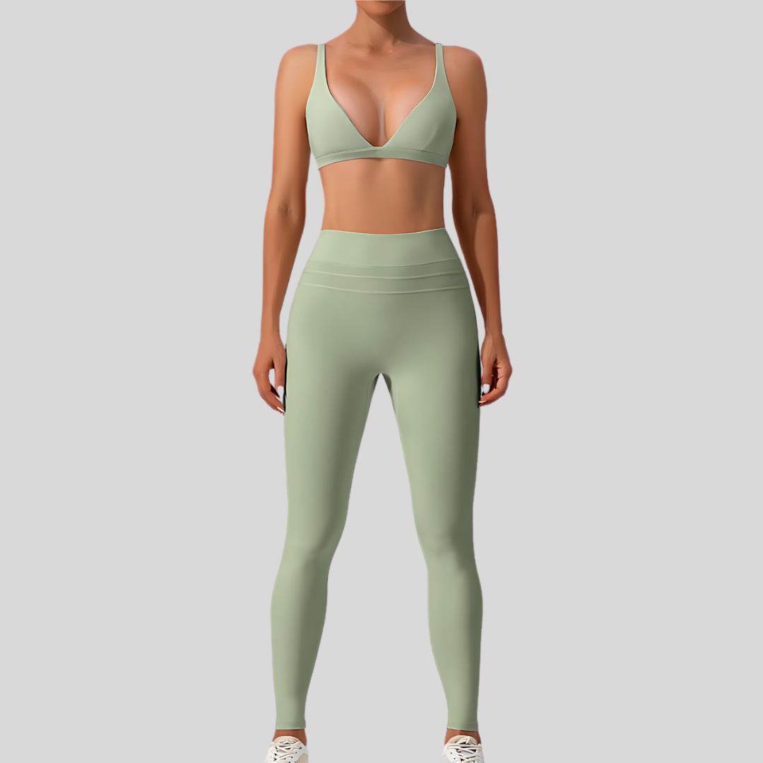 Tia Leggings Set | Green