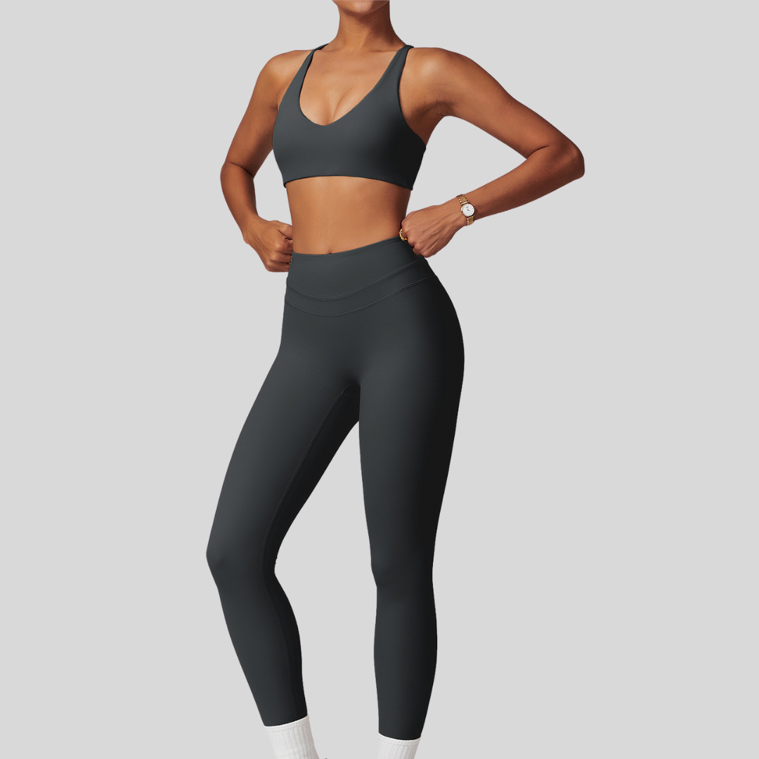 Vida Leggings Set | Dark Gray