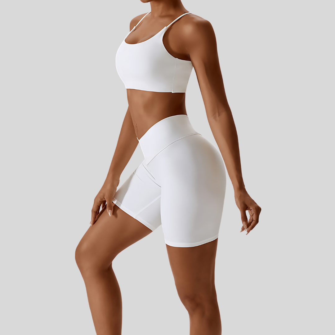 Phoebe Short Set | White