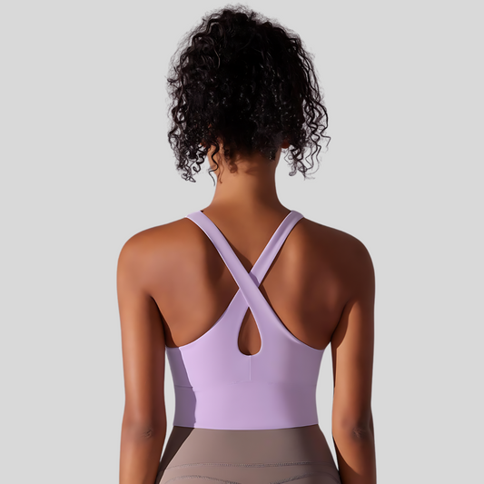 Maysa Sports Bra | Purple