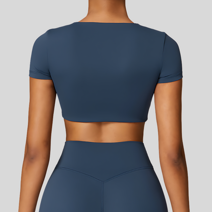 Tima Active Top | Navy Blue